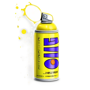 Yellow Spray Paint PNG Biw39