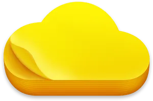 Yellow Sticky Notes Icon PNG image