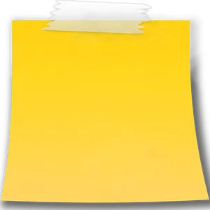 Yellow Sticky Notes Stacked PNG image