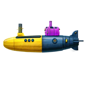 Yellow Submarine Underwater Adventure PNG 06292024