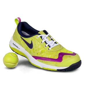 Yellow Tennis Shoes PNG 50
