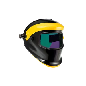 Yellow Welding Helmet PNG 06292024