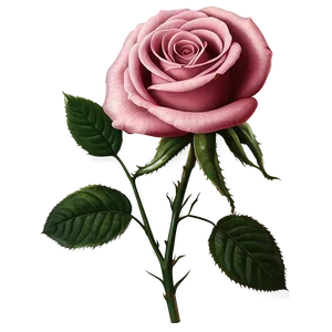Yesteryear Rose PNG Pdx42 PNG
