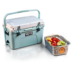 Yeti Cooler At The Beach Party Png 06282024 PNG image