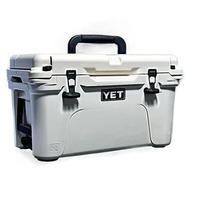 Yeti Cooler With Stickers Png 06282024 PNG image