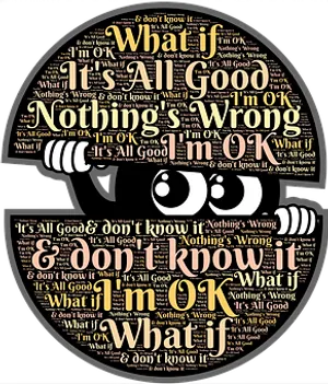 Yin Yang Thoughts Concept PNG image