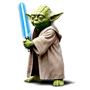 Yoda Character Art PNG 46