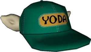 Yoda Ear Cap3 D Model PNG image