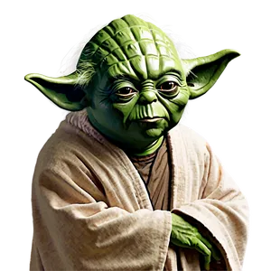 Yoda In Robes PNG Udl PNG