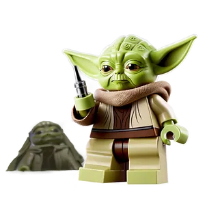 Yoda Lego Character Png 06282024 PNG image