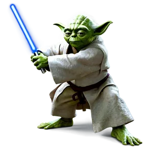 Yoda Powerful Stance PNG 38