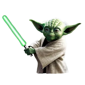 Yoda Powerful Stance PNG Jbw