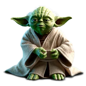 Yoda Teaching Luke PNG Qai
