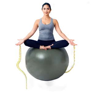 Yoga Ball For Balance Enhancement PNG 31