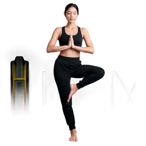Yoga Black Sweatpants PNG Ybq87 PNG