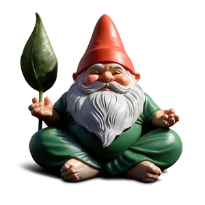Yoga Garden Gnome PNG Gqt