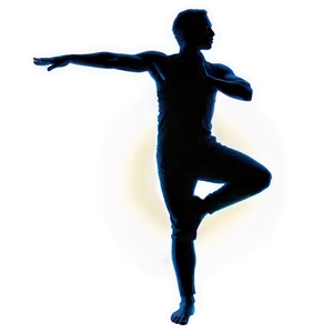 Yoga Person Silhouette Png Emj46 PNG image