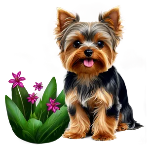 Yorkie Family PNG 6