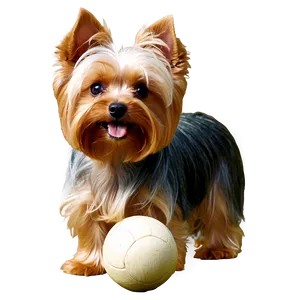 Yorkie With Ball PNG 59 PNG