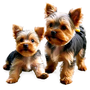 Yorkie With Puppies Png Nwc PNG image