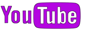 You Tube Logo Pink Black Background