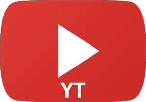 You Tube Logo Red Background PNG image