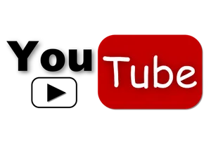 You Tube Logo Red Background PNG image