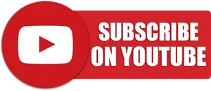 You Tube Subscribe Button Graphic PNG image