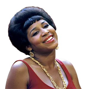 Young Aretha Franklin Performance Png Dbh39 PNG image