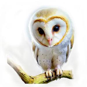 Young Barn Owl PNG 82