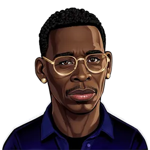 Young Dolph Cartoon Style Png 06122024 PNG image