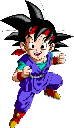 Young Goku Action Pose