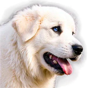 Young Great Pyrenees Puppy PNG Loq12 PNG