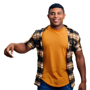 Young Man Smiling PNG 05042024