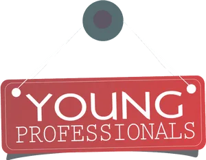 Young Professionals Sign PNG image