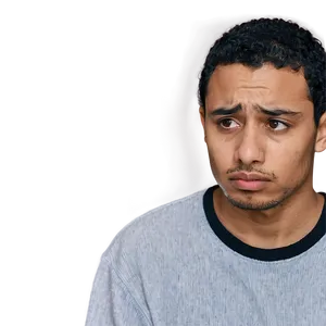Young Sad Person In Despair PNG 06122024