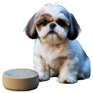 Young Shih Tzu Learns Tricks Png Jip PNG image