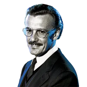 Young Stan Lee Vintage PNG 06242024