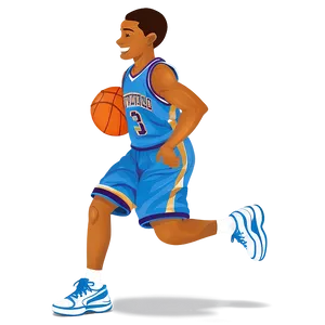 Youth Basketball Cartoon Png 06212024 PNG image