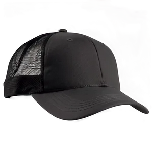 Youth Black Trucker Hat PNG Nnu