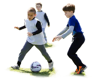 Youth Soccer Playtime PNG image