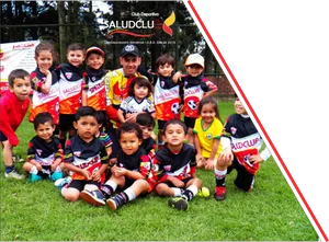 Youth Soccer Team Photo PNG
