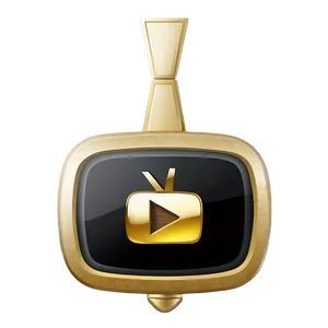 Youtube Gold Play Button Png Mel21 PNG image