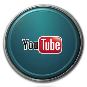 Youtube Logo On A Circular Badge PNG Wra52 PNG