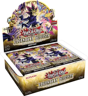 Yu Gi Oh Legendary Duelists Magical Hero Booster Box PNG image