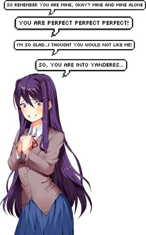 Yuri Obsessive Dialogue D D L C PNG image