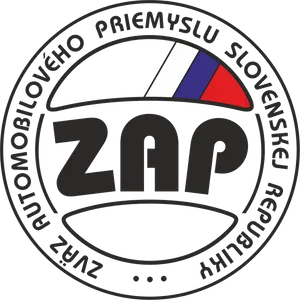 Z A P Slovak Automotive Industry Logo PNG image