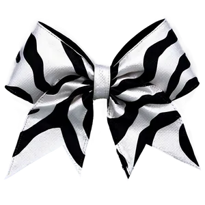 Zebra Print Cheer Bow PNG Eky30 PNG