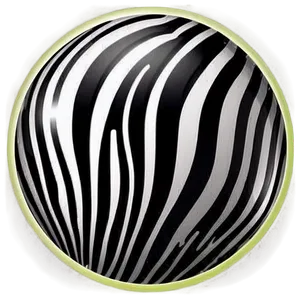 Zebra Print Circle Icons Png 06272024 PNG image