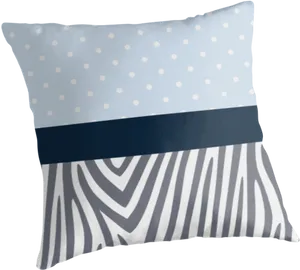Zebra Stripe Pillow Design PNG image